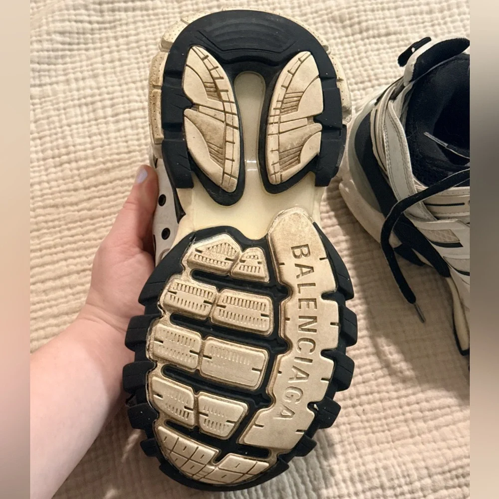 Balenciaga Tracks - chunky white and black track sneakers *read description* - Picture 7 of 13